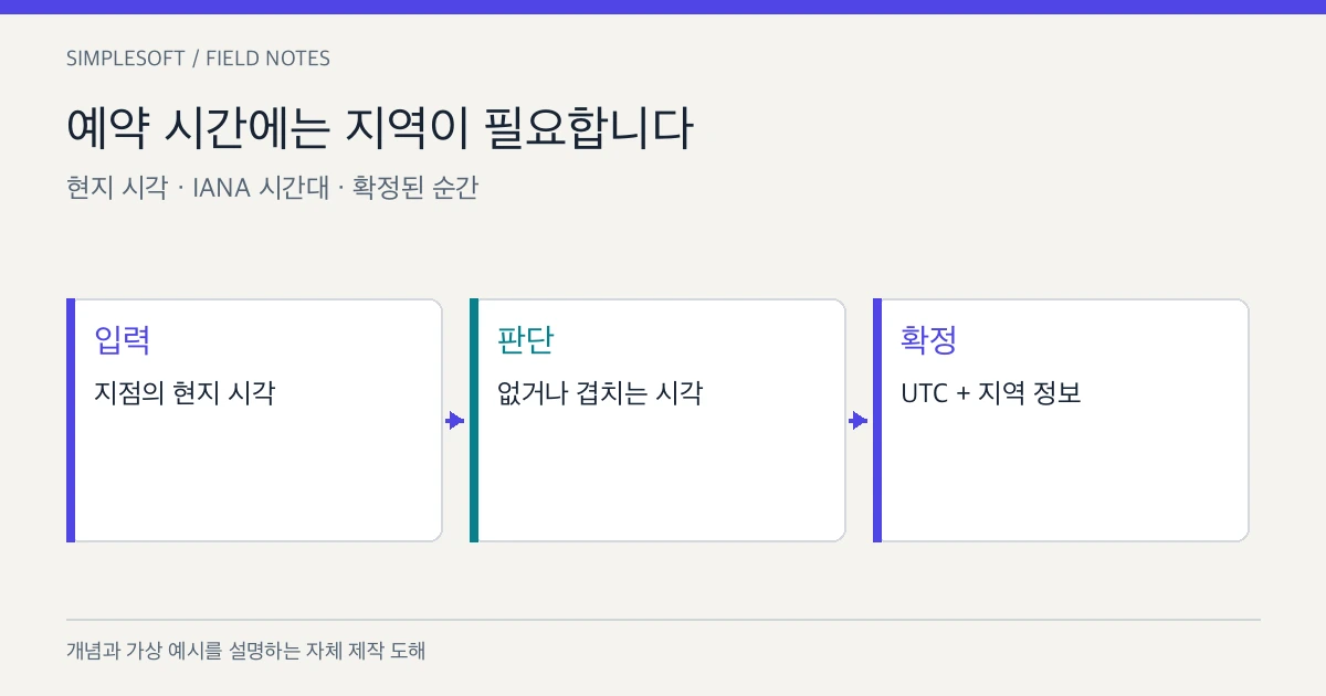 예약 시간대와 DST 예외를 등록 전에 검증하는 방법 대표 이미지